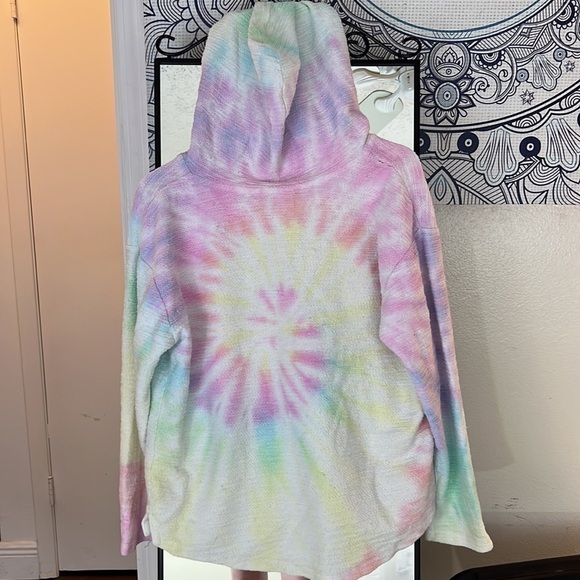 DREAMSICLE soft tie-Dye hooded large sweatshirt - Picture 8 of 15